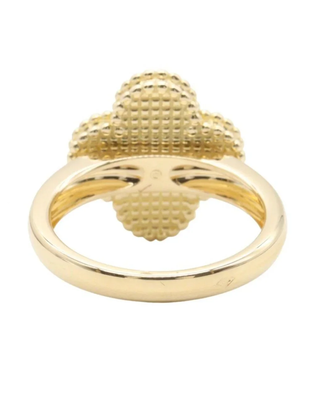 Van Cleef & Arpels Ring Vintage Alhambra Mother of Pearl 18k Diamond